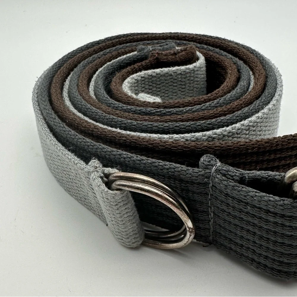 Lot of 3 Belts - approx 32’ long. Gray one in a bit longer than other two.